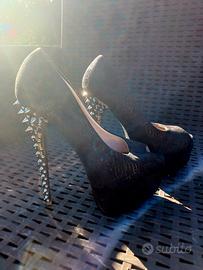 scarpe tacco borchiato,  trasgressive!