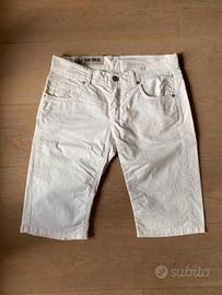 Jeans corti bianchi Lucifer, taglia 28/42.