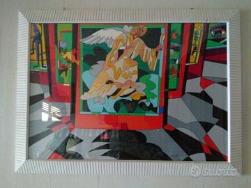 Quadro: Ugo Nespolo - L'angelo della pace