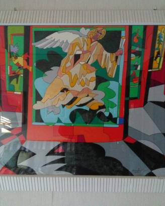 Quadro: Ugo Nespolo - L'angelo della pace