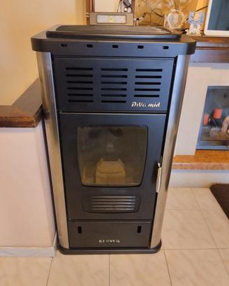 stufa termostufa a pellet klover diva mid