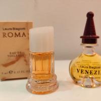 Miniature profumi Roma e Venezia Laura Biagiotti