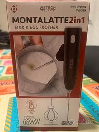 Montalatte e Sbattiuova Elettrico 2in1 Wetech