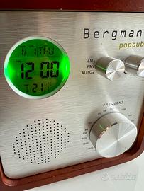 Radio Fm Am PopCube Bergmann iPod Dock portatile