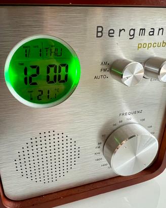 Radio Fm Am PopCube Bergmann iPod Dock portatile