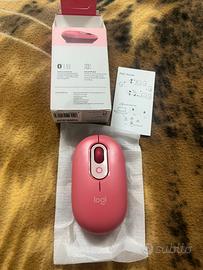 Mouse Logitech POP Wireless - HeartBreaker Rosa