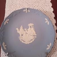 piatto in ceramica azzurro