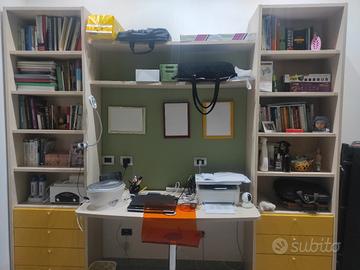 Libreria con scrivania (del mobiliere)