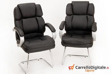 Coppia poltrone visitatore modello king