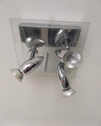 Lampadario Perenz da soffitto con 3 faretti