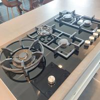 piano cottura Diemens 5 fuochi ceramica col.nero