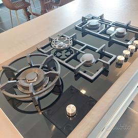 piano cottura Diemens 5 fuochi ceramica col.nero