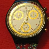 Orologio ag 1991 con cinturino disegni cashmere