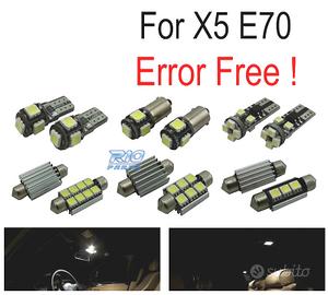 KIT 21 LAMPADE LED INTERNE BMW X5 E70 07-13