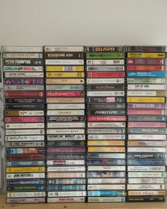 Lotto 100 musicassette originali - ottime condizio