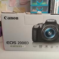 canon eos 2000d +accessori