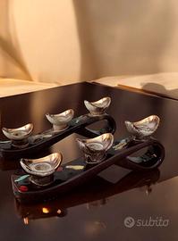 Set di portacandele in ceramica anni '50 Carsten T