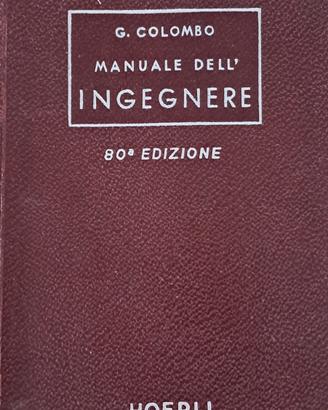 Manuale dell'ingegnere 80^ edizione
