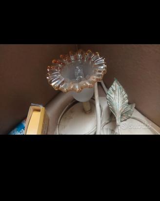 Lampadario artigianale in vetro di Murano 