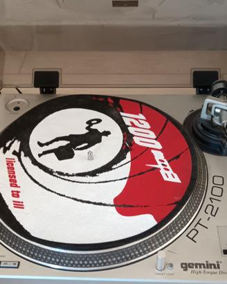 Piatto giradischi dj gemeni PT2100