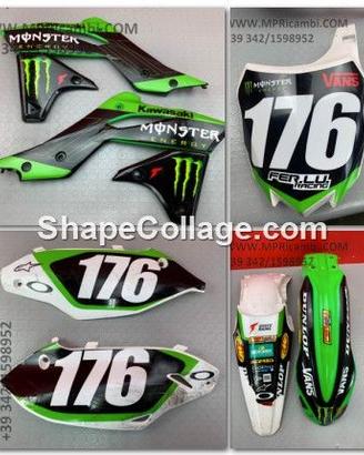KIT PLASTICHE KAWASAKI KXF 250 2013 2014 KX-F 2015