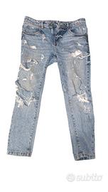 Pantaloni Jeans Clayton Strappati