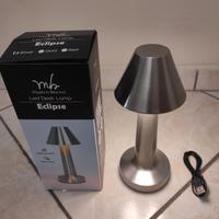 Lampada da tavolo led senza fili ricaricabile usb 