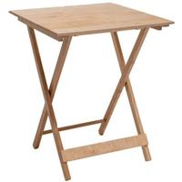 Tavolo e due Sedie in legno pieghevoli