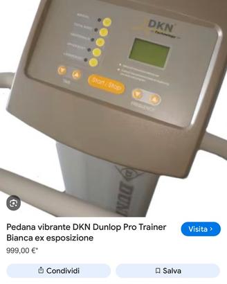 Pedana vibrante dunlop mai usata