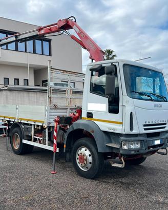 IVECO EUROCARGO 100E21 4X4 GRU CON CASSONE