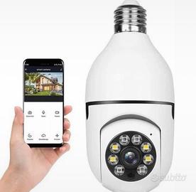 Telecamera WiFi a Lampadina Smart