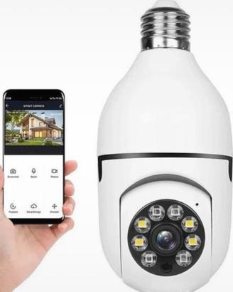Telecamera WiFi a Lampadina Smart