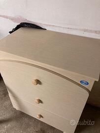 Lettino e cassettiera Pali