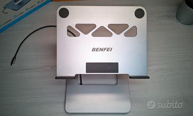 Supporto Laptop e  Docking Docking Station USB C 6