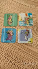 Calamite- carte lenticolari "Mucca e Pollo"