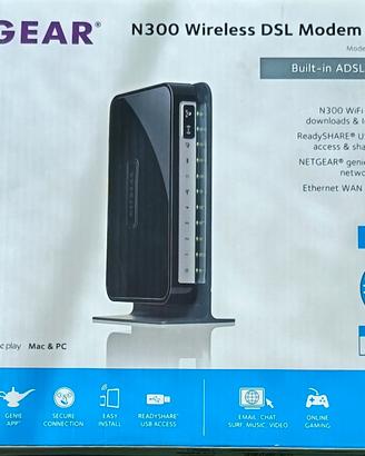 NERGEAR N300 WIRELESS Adsl 2+modem router 