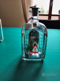 Bottiglia natalizia liquore 