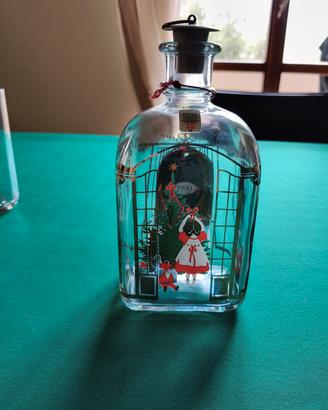 Bottiglia natalizia liquore 