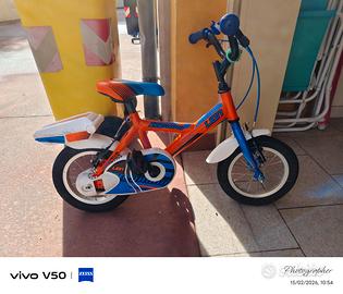 Mountain Bike acciaio ( 1 vel ) 12" LION Arancio e
