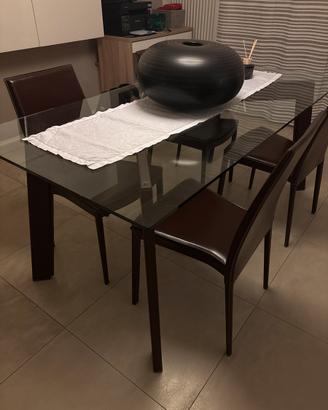 Tavolo e sedie calligaris