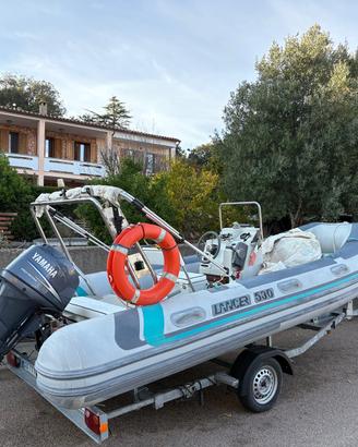 GOMMONE 5.80 + MOTORE + CARRELLO