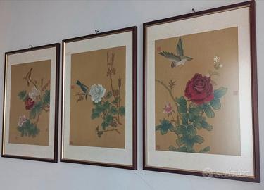 3 Quadri in stile Gong_bi 