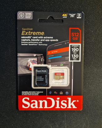 Micro SDxc 500Gb Sandisk Extreme