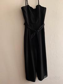 Tuta a pantaloni nero