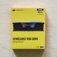 RAM Corsair Vengeance RGB DDR5 32GB 6000MHz NUOVE 
