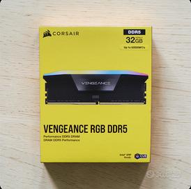 RAM Corsair Vengeance RGB DDR5 32GB 6000MHz NUOVE 