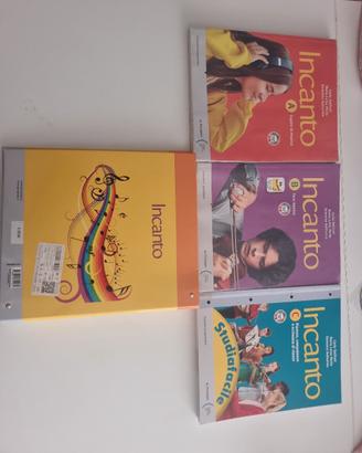 libri incanto A-B-C + raccoglitore in plastica