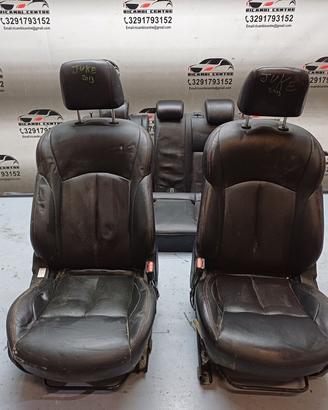 Set sedili in pelle nera nissan juke i 2010-2014 h