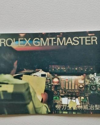 BOOKLET ROLEX GMT-MASTER ANNO 2000 CH ORIGINALE