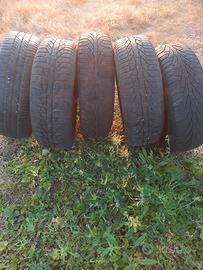 Ruote complete (Gomme con cerchi in ferro) 